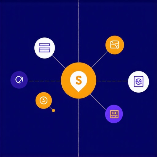 Infographic showing the integration of AI analytics, schema markup, and engagement metrics for local SEO