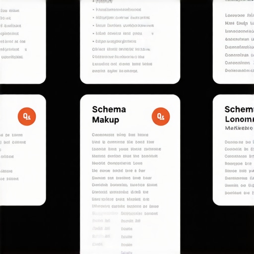 Infographic illustrating schema markup elements for local SEO success.