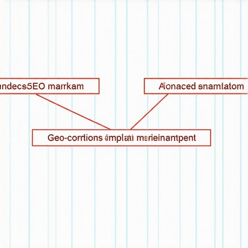 Illustration of schema markup symbols and local search results