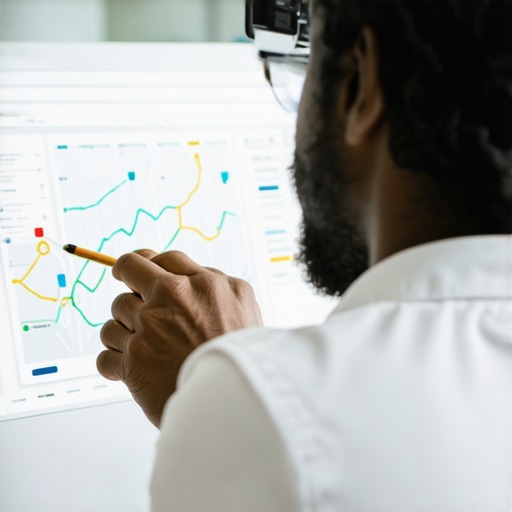 SEO expert analyzing local search strategies on a computer