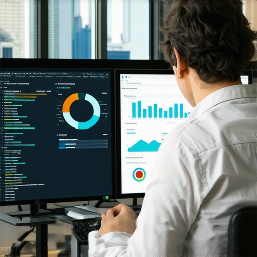 Digital marketing strategist reviewing local SEO analytics with focus on behavioral signals and AI tools.