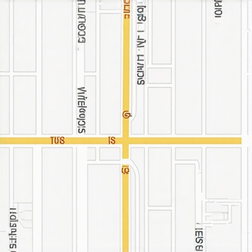Illustration of a virtual Google Maps experience with AI tools and immersive content
