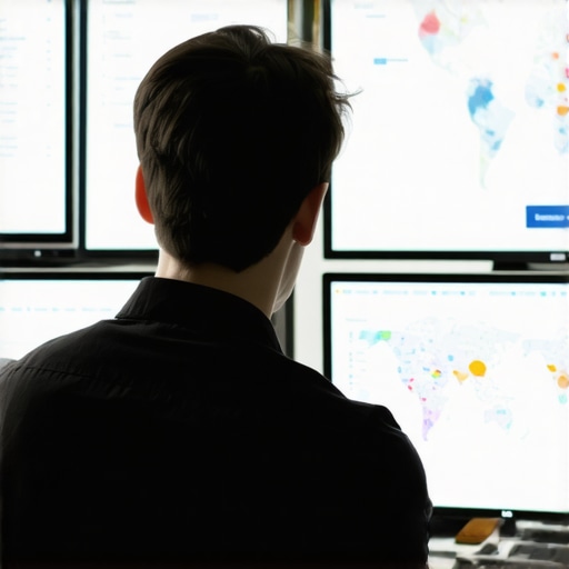 Deep Dive into Local SEO Analytics Expert analyzing local search performance metrics and maps