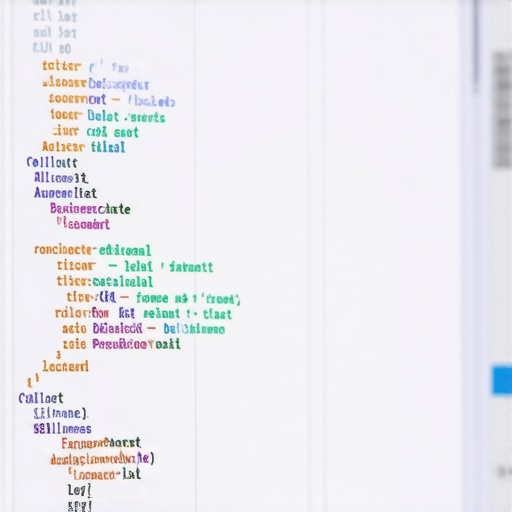 Screenshot of structured data code for a local business on a computer monitor.