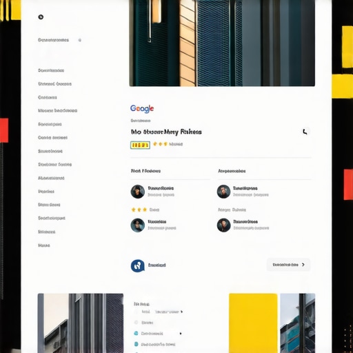 Google Business Profile with schema markup and customer reviews for a local contractor.