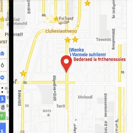 Collage of Google Maps UI, reviews, and engagement icons illustrating local ranking factors.