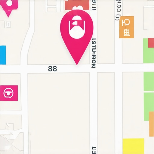 Voice Search Dominance in Local SEO Illustration of voice search icons and local business maps