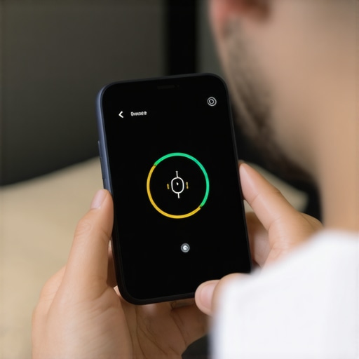 Person using voice assistant to inquire about plumbing services.