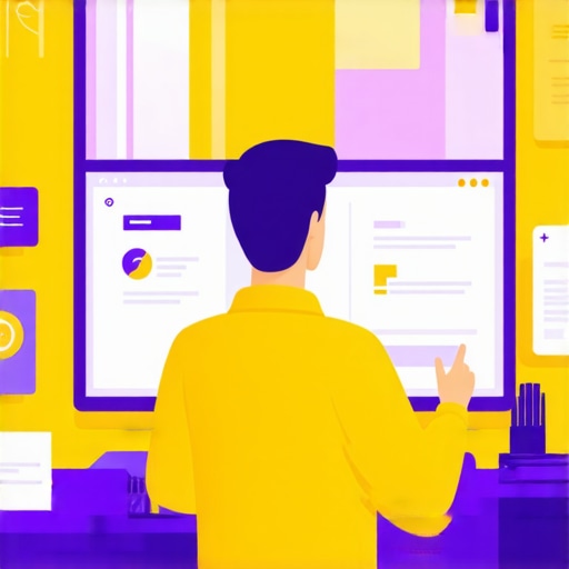 Business professional reviewing SEO analytics and community involvement