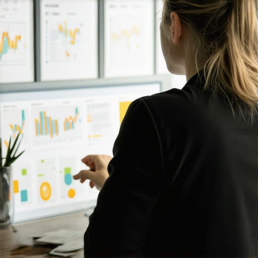 Person reviewing maps and SEO analytics for local business