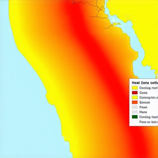 Interactive GIS map showing service coverage and customer heat zones.