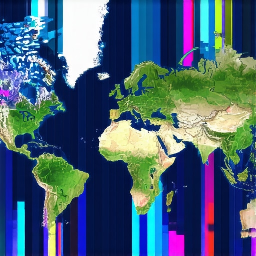 Contractor analyzing geospatial data on a digital map for local SEO