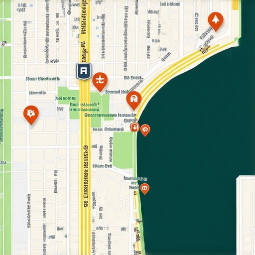 A map showing active community hubs and local business locations with engagement icons.