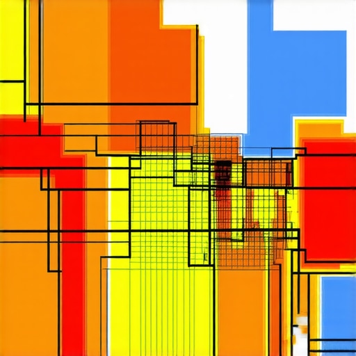 Heatmap overlay on city map highlighting areas of strong and weak local search visibility.