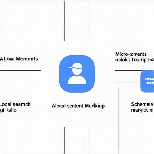 Visual representation of personalized strategies influencing local search rankings.