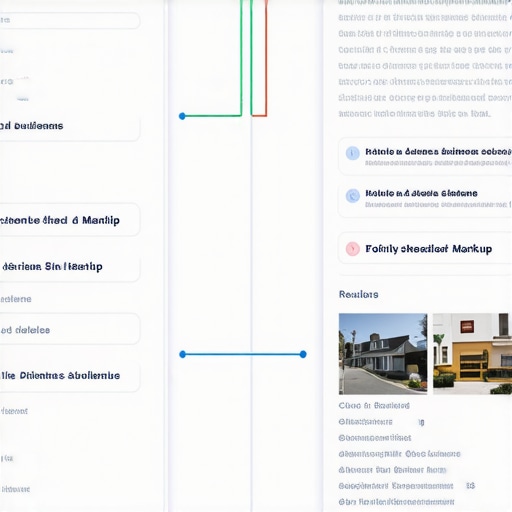 Diagram illustrating layered schema markup improving local search visibility