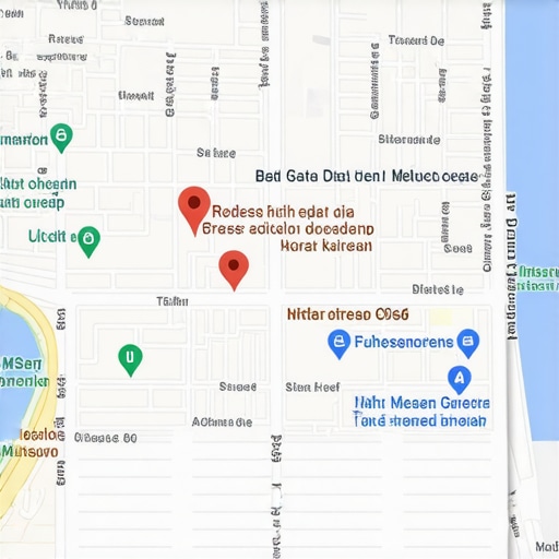 Diagram of structured data schema influencing local map rankings.