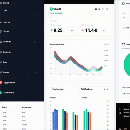 Advanced local SEO analytics dashboard showing AI predictions and geospatial insights for home services.