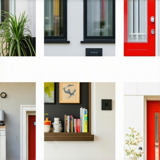 Professional worker installing equipment with clear location tagging in city setting.