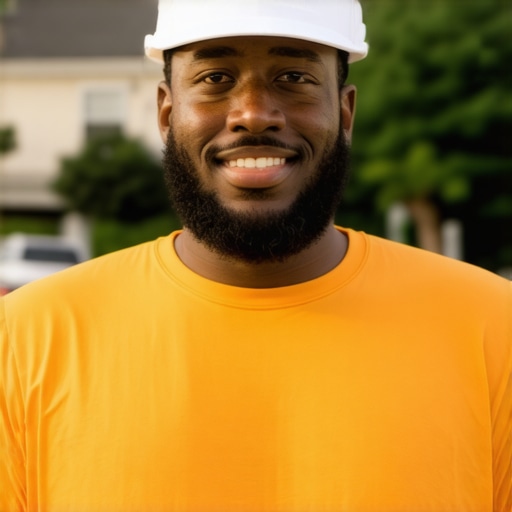 Tradesperson filming neighborhood project for local SEO