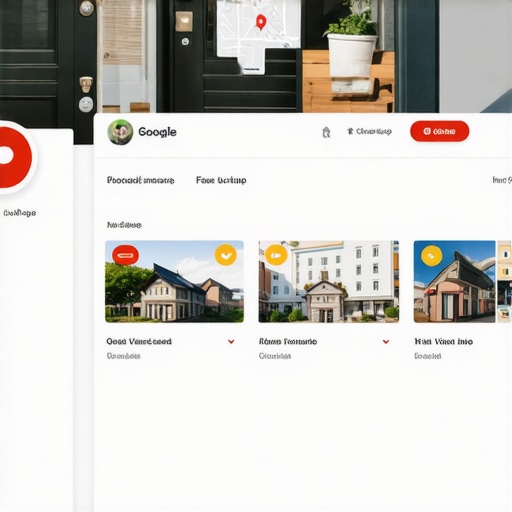 Business owner updating Google Maps profile showcasing recent work and badges