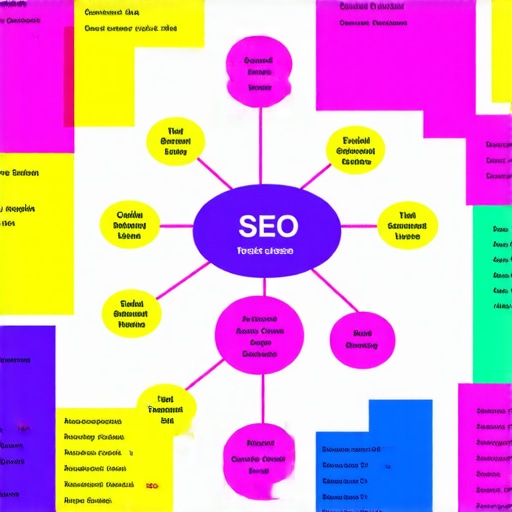 Diagram illustrating semantic SEO strategies with entities and content clusters.