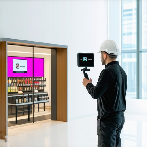Contractor utilizing 3D storefront verification technology for local SEO proof